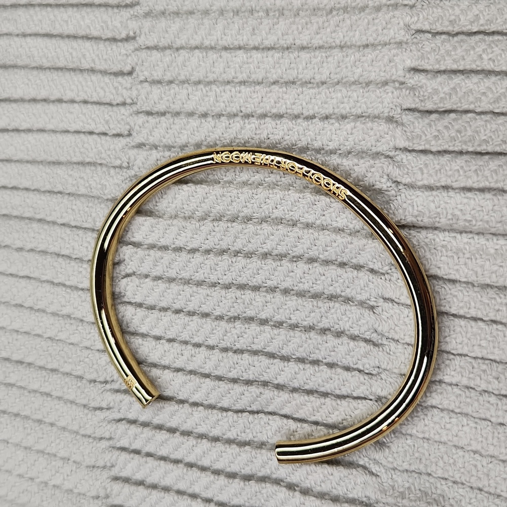 5 for $25! Stella Valle Shoot for the Moon Gold Tone Cuff Bracelet - Picture 3 of 5